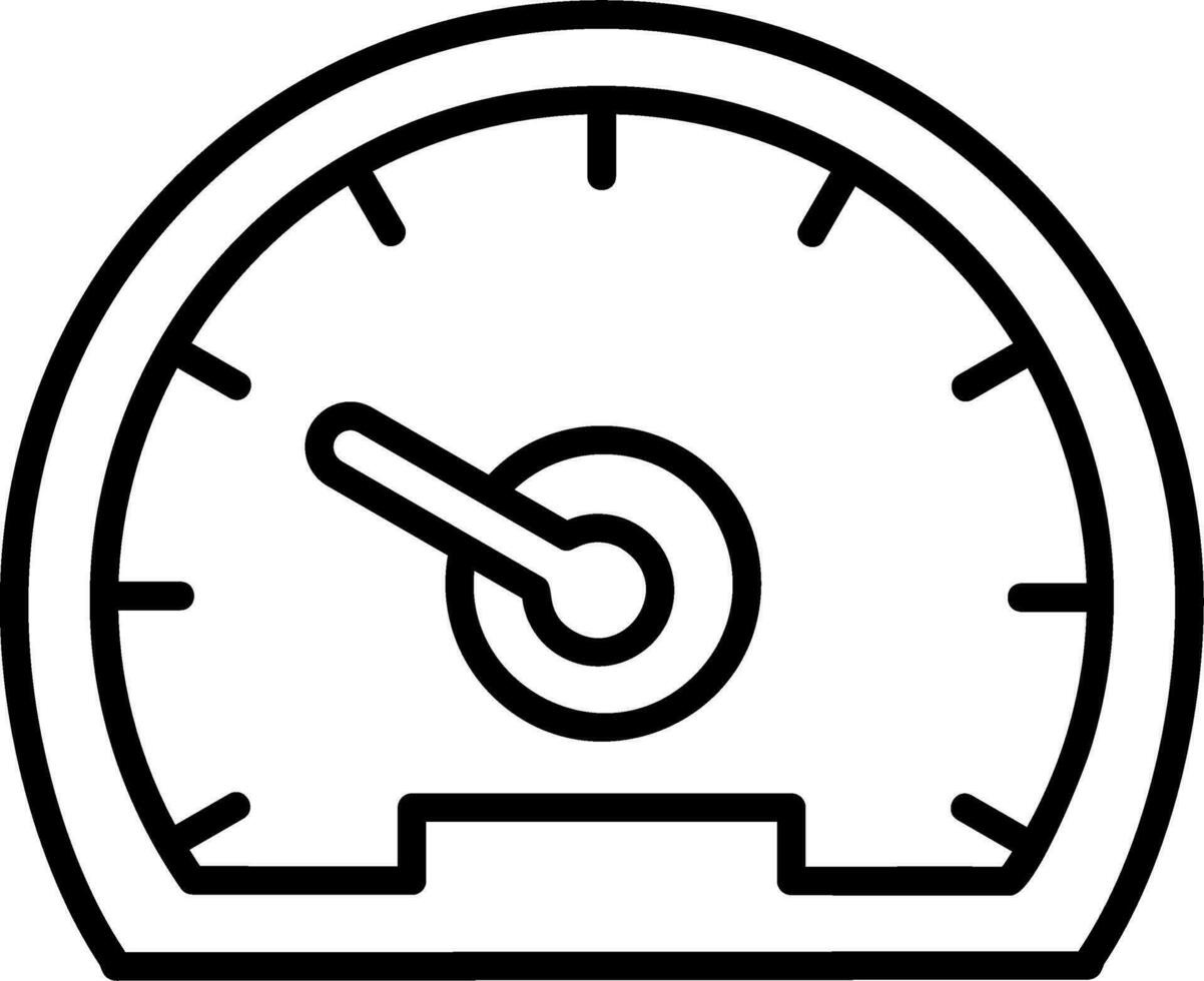 Tachometer-Vektorsymbol vektor