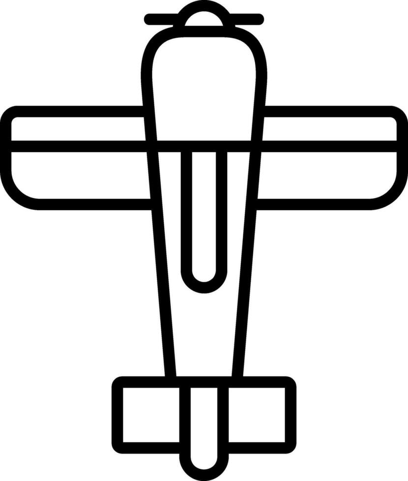 Flugzeug-Vektor-Symbol vektor