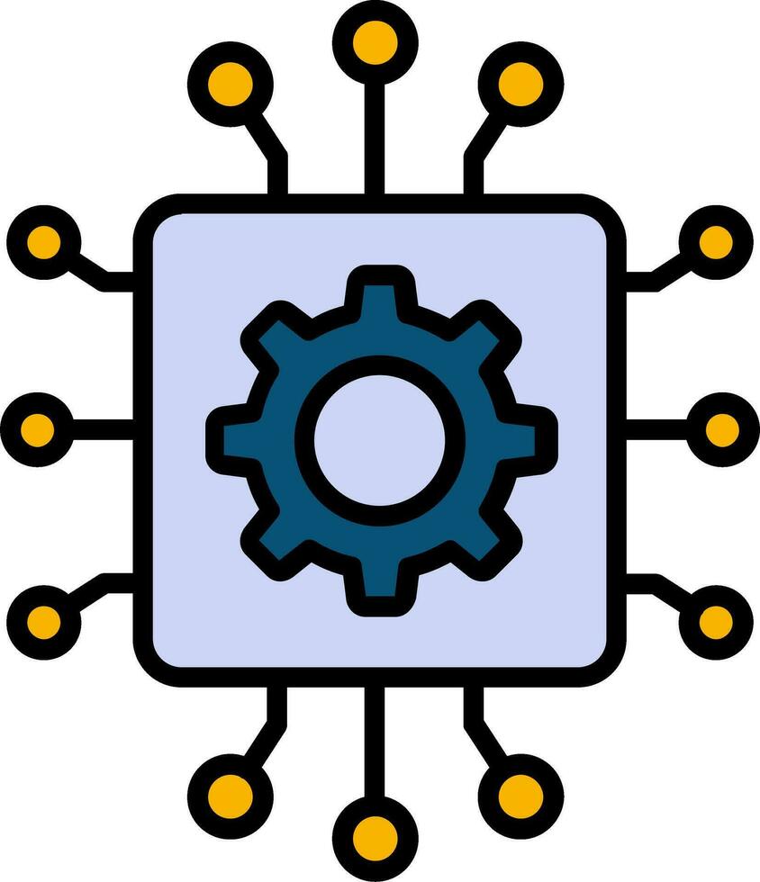 Vektorsymbol für digitale Transformation vektor