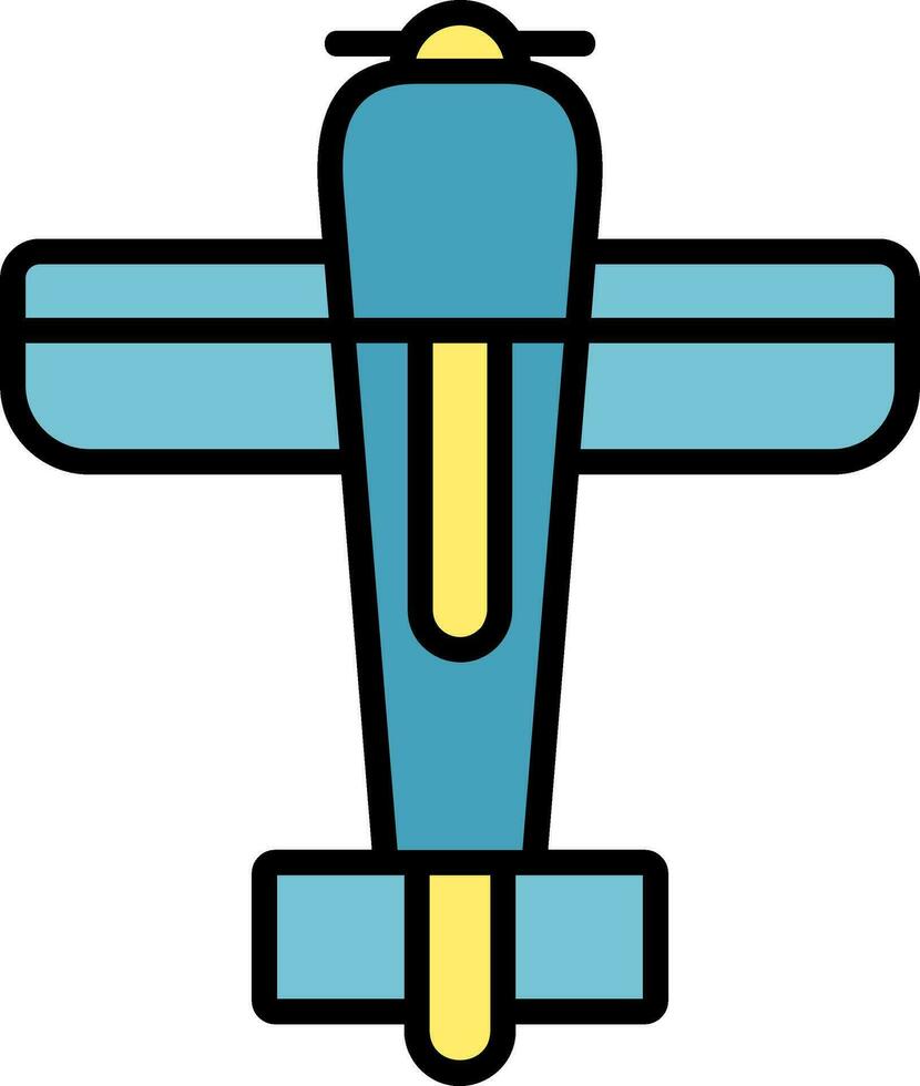 Flugzeug-Vektor-Symbol vektor