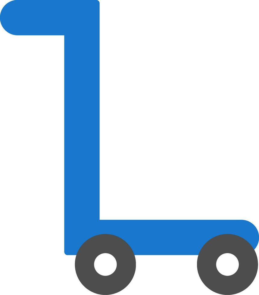 Trolley-Vektor-Symbol vektor