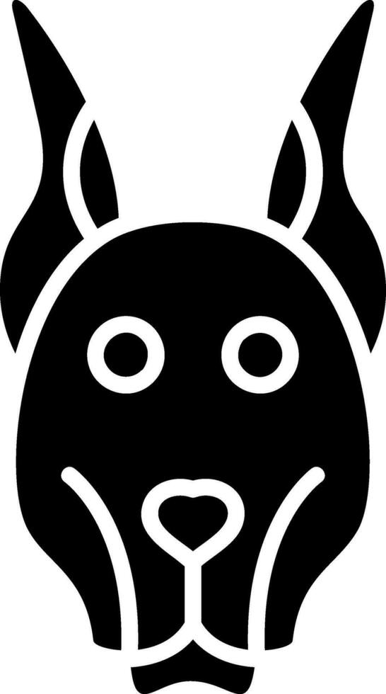 Dobermann Vektor Symbol