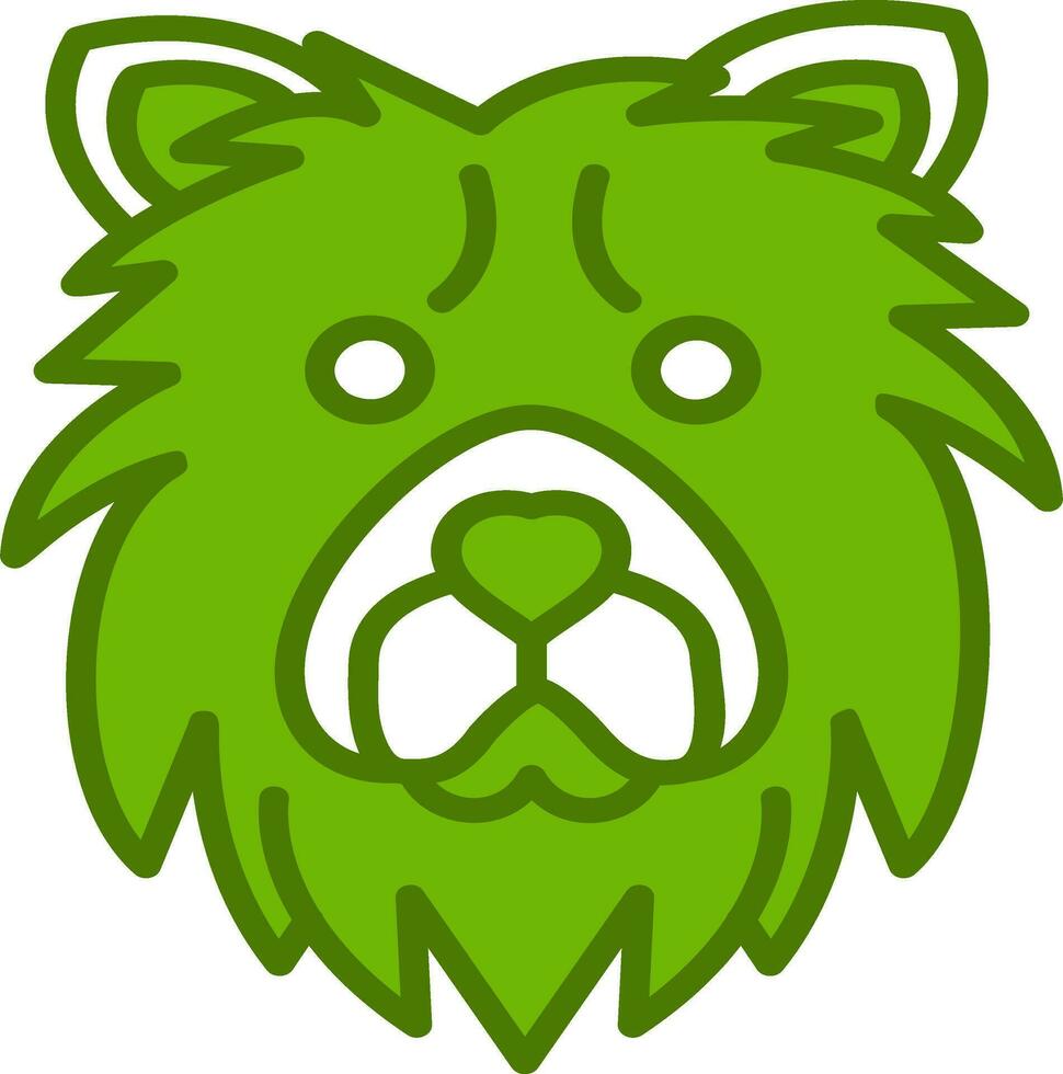 Chow Chow Vektor Symbol