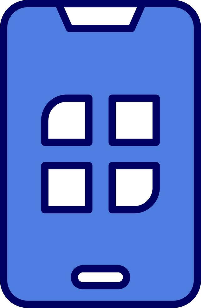 Vektorsymbol für mobile Apps vektor