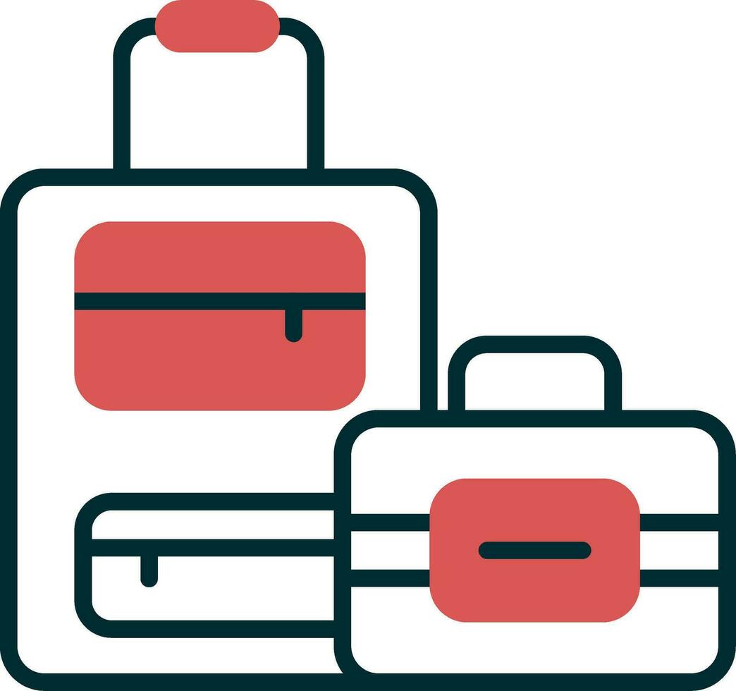 bagage vektor ikon