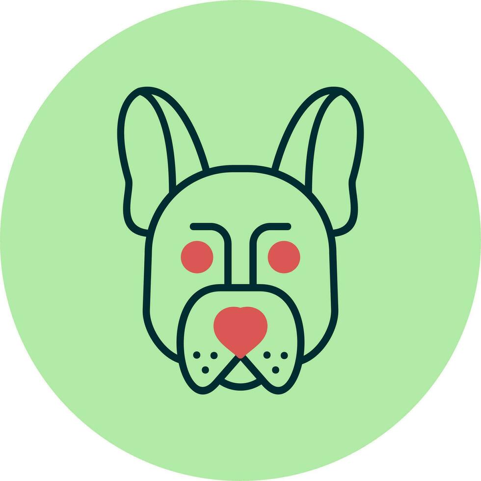 Französisch Bulldogge Vektor Symbol