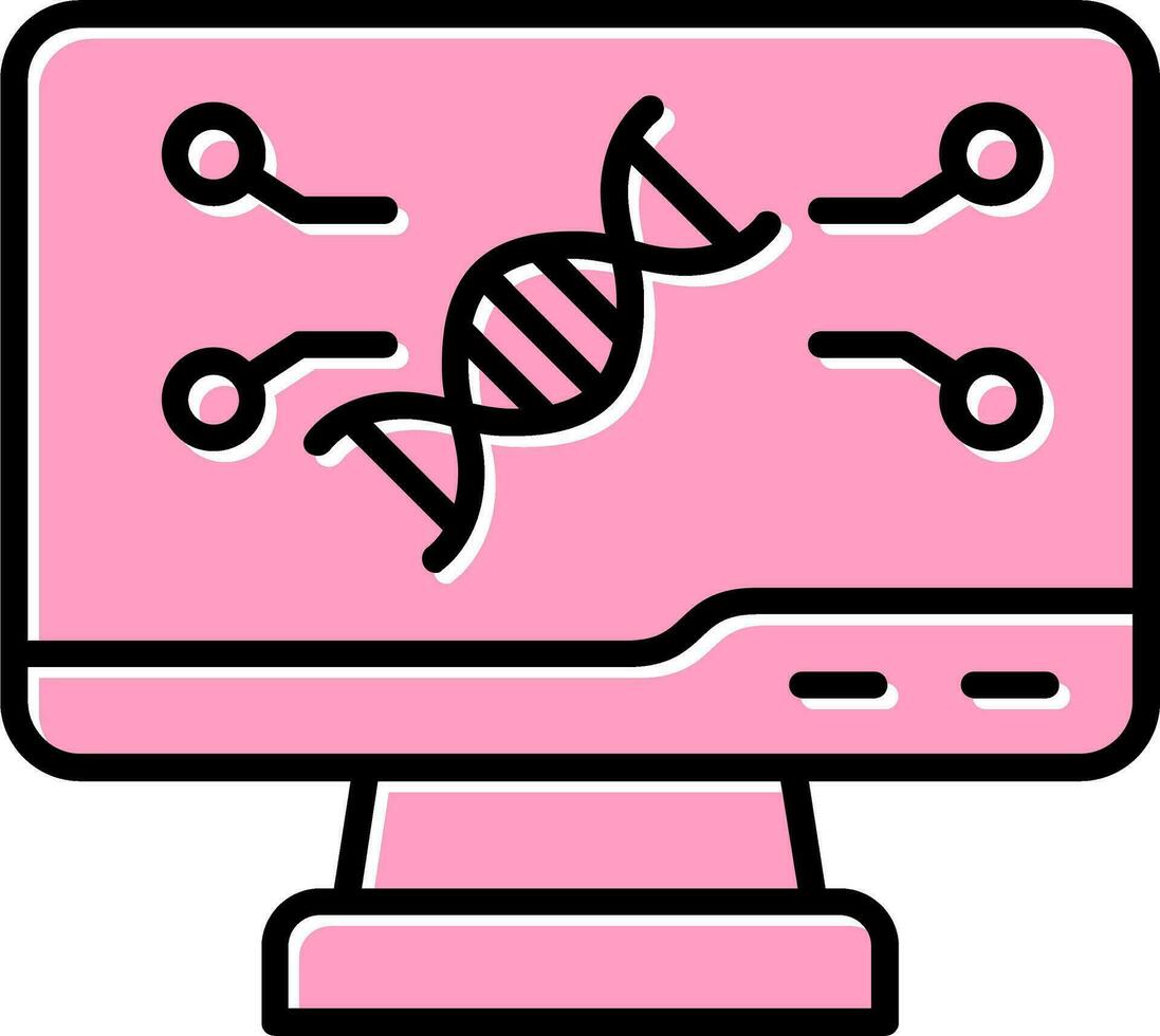 DNA-Vektor-Symbol vektor