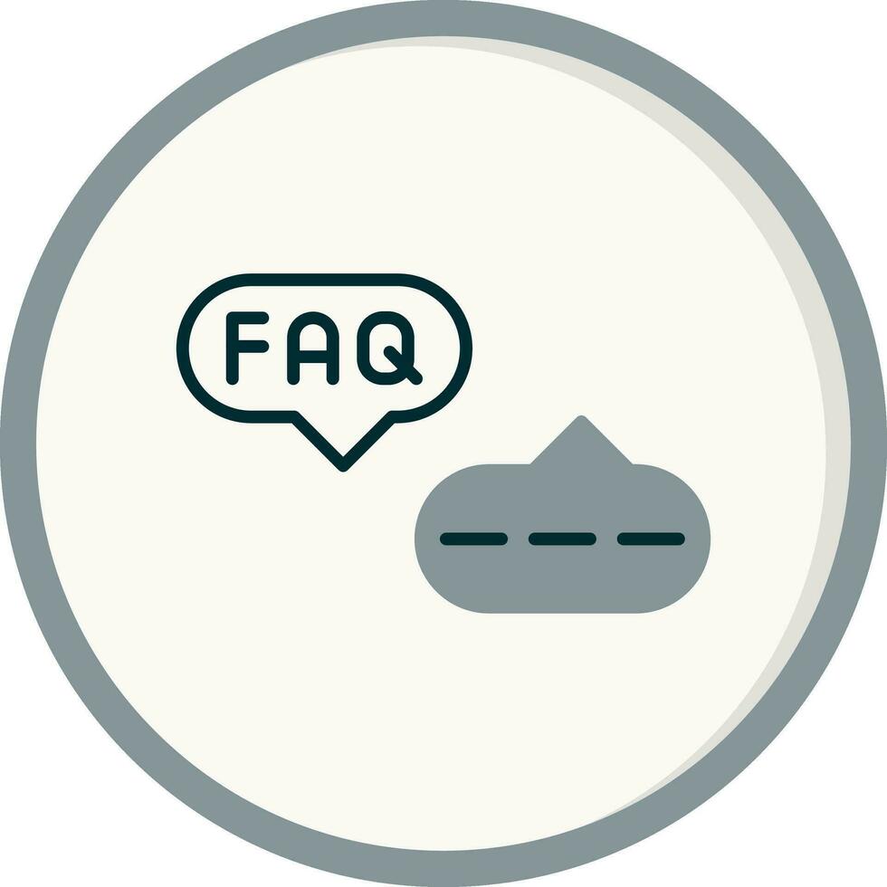 FAQ-Vektorsymbol vektor