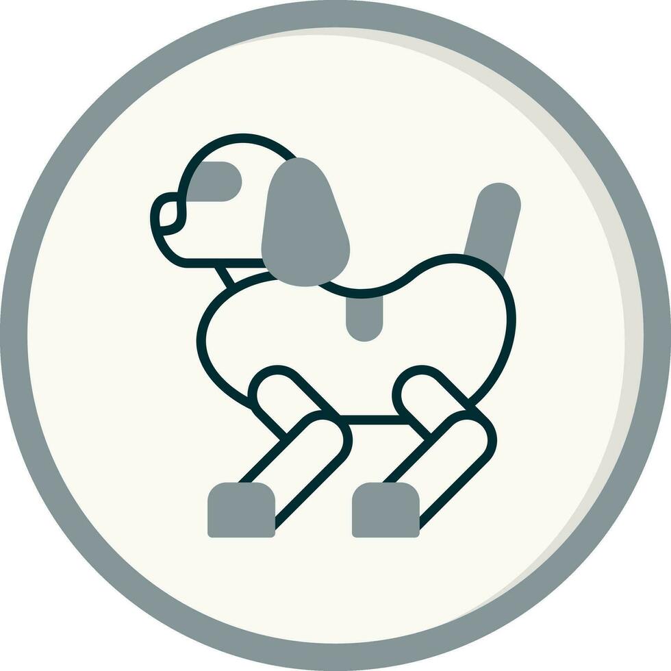 Hund-Vektor-Symbol vektor