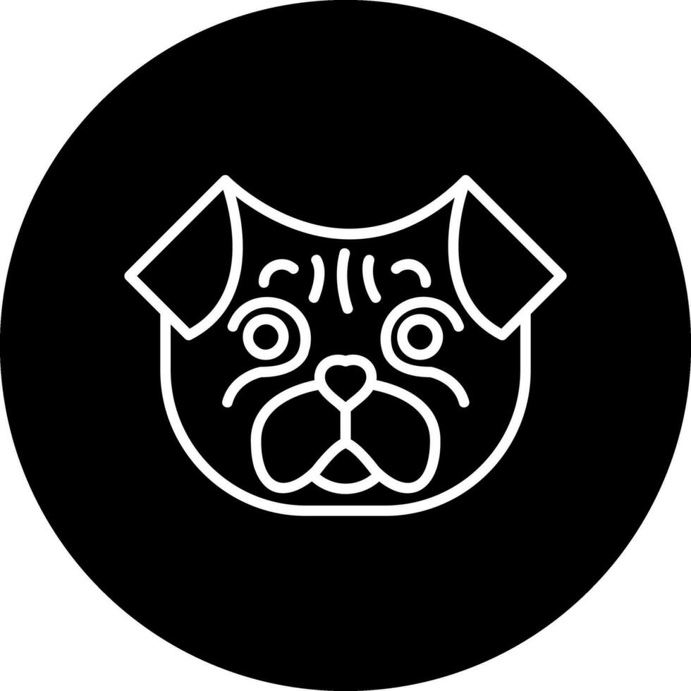 Mops Vektor Symbol