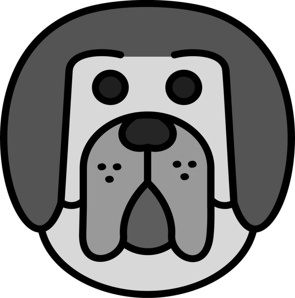 tibetanisch Dogge Vektor Symbol