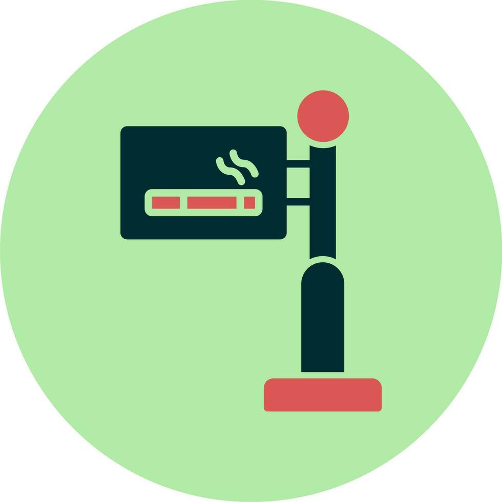 rökning område vektor ikon
