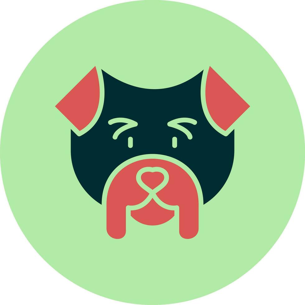 bulldogg vektor ikon