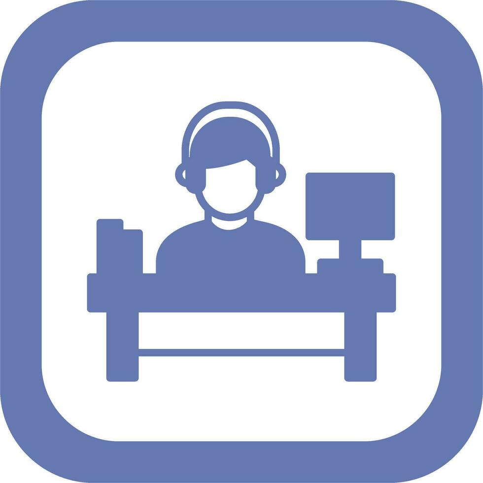 Helpdesk-Vektor-Symbol vektor