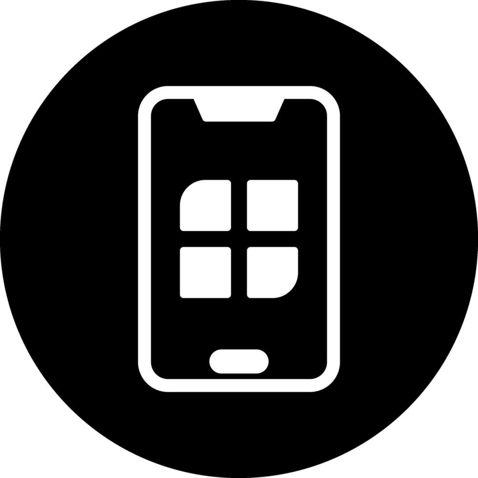 Vektorsymbol für mobile Apps vektor