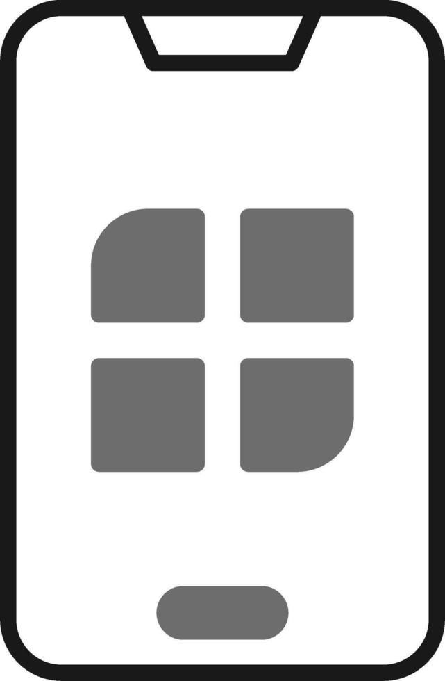 Vektorsymbol für mobile Apps vektor