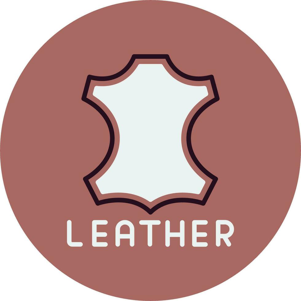 Leder-Vektor-Symbol vektor