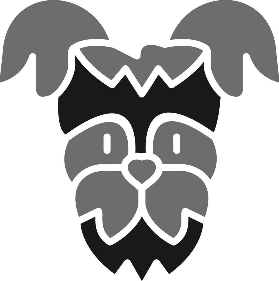 yorkshire terrier vektor ikon