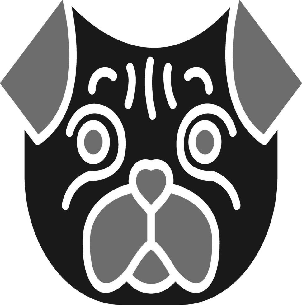 Mops Vektor Symbol