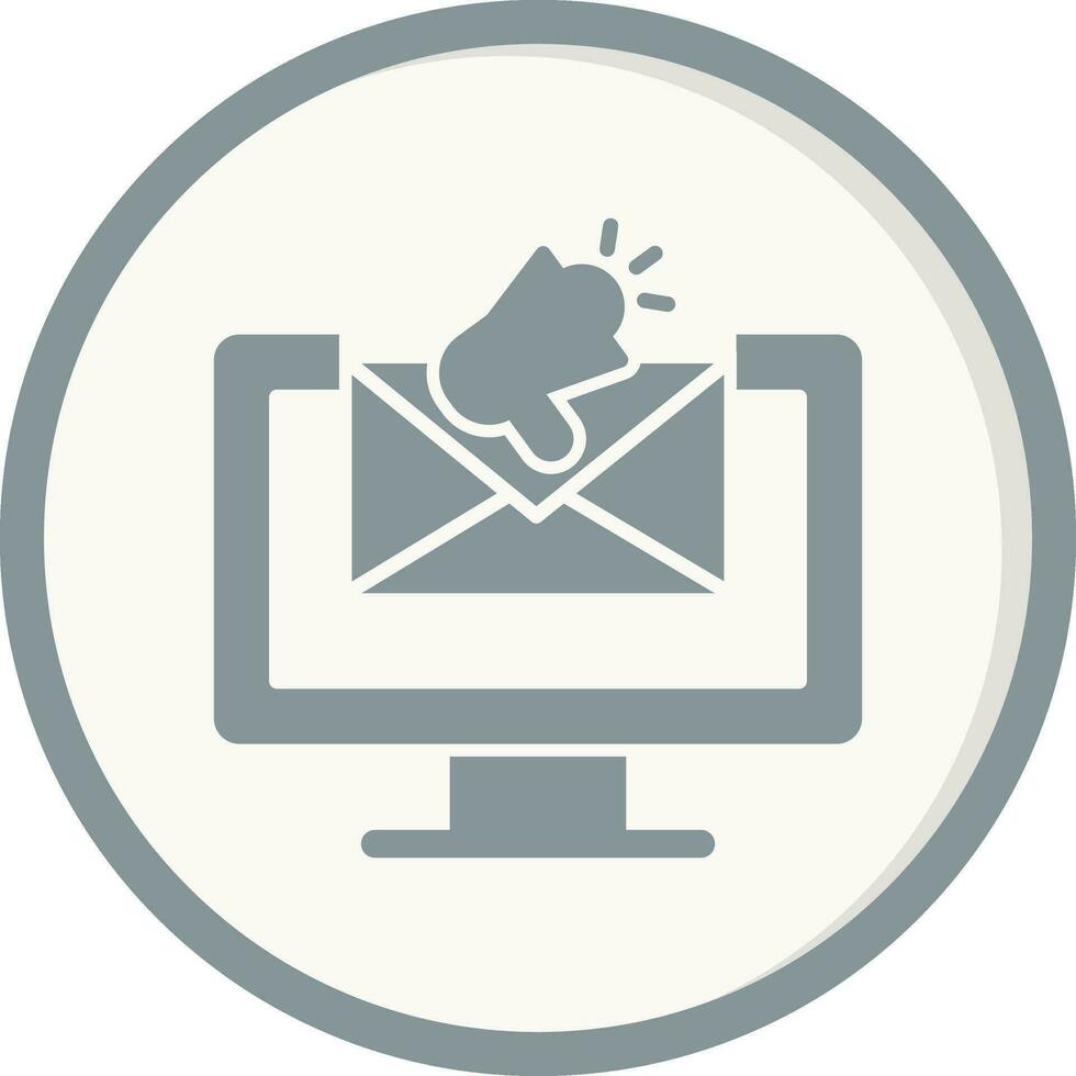 E-Mail-Marketing-Vektorsymbol vektor