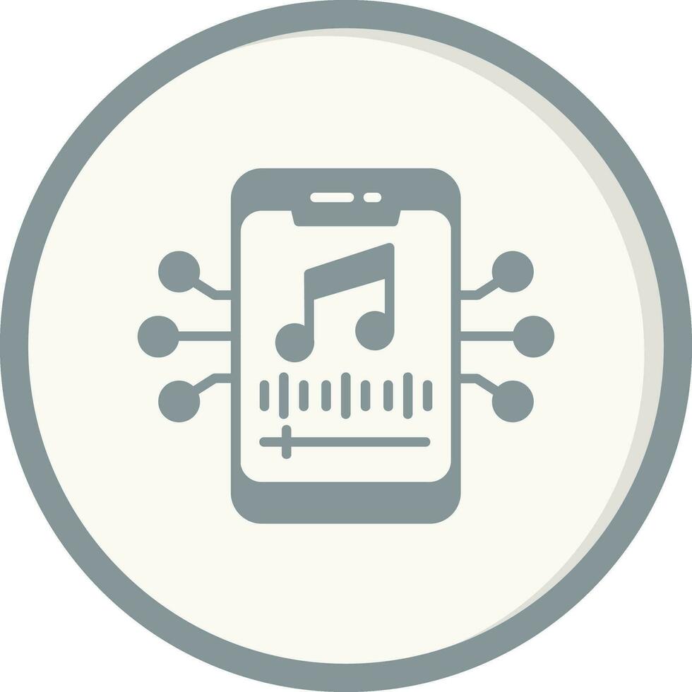 Musik-Player-Vektorsymbol vektor