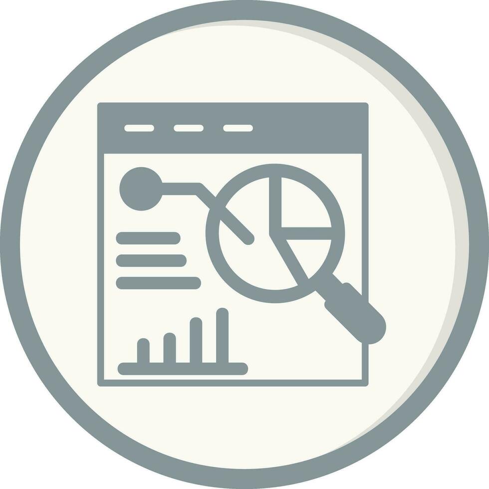 statistisk analys vektor ikon