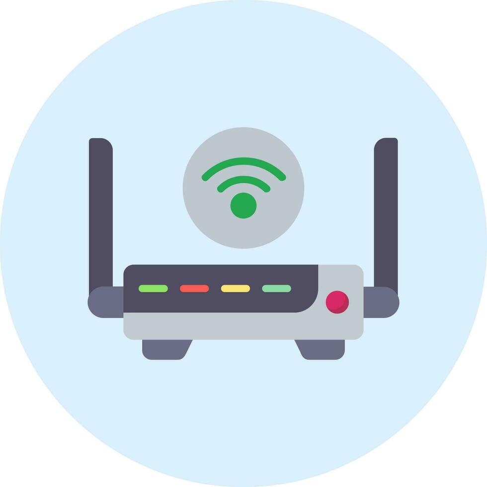 WLAN-Router-Vektorsymbol vektor