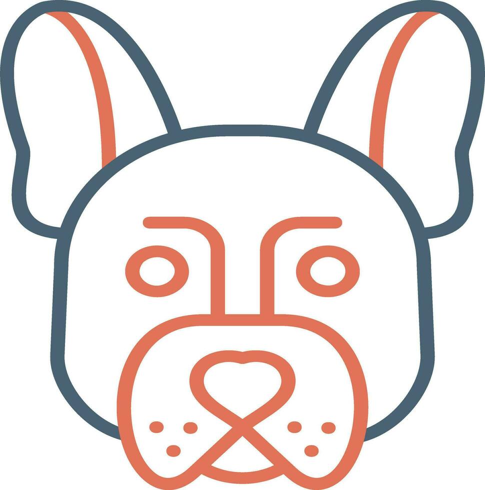 Französisch Bulldogge Vektor Symbol