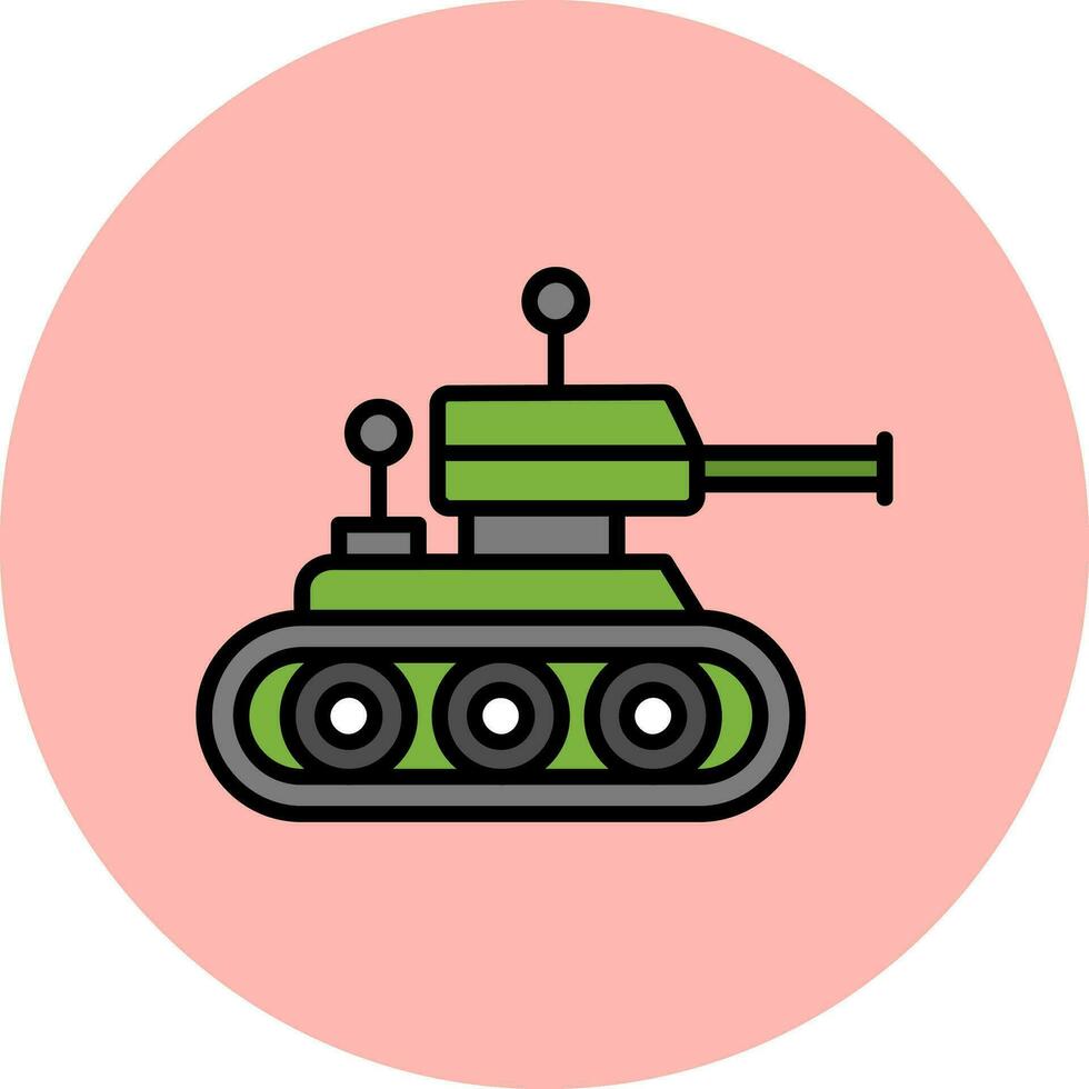 Tank-Vektor-Symbol vektor