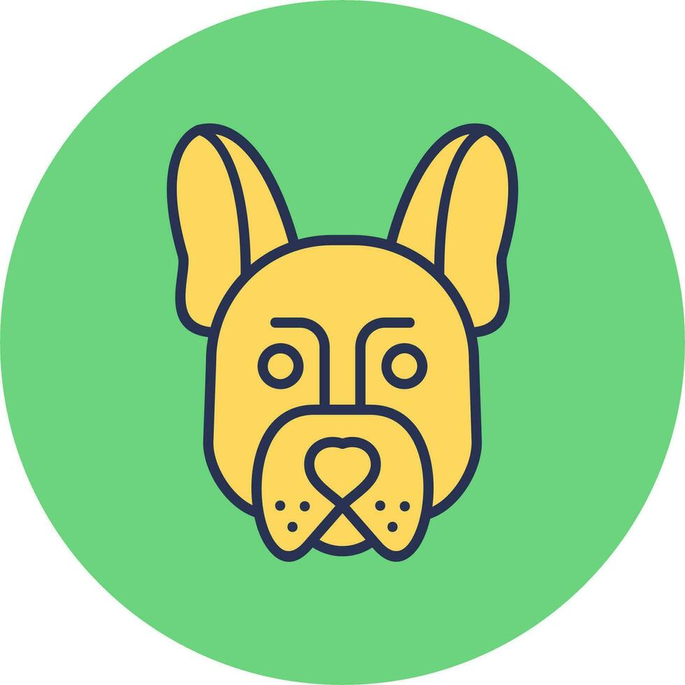 Französisch Bulldogge Vektor Symbol