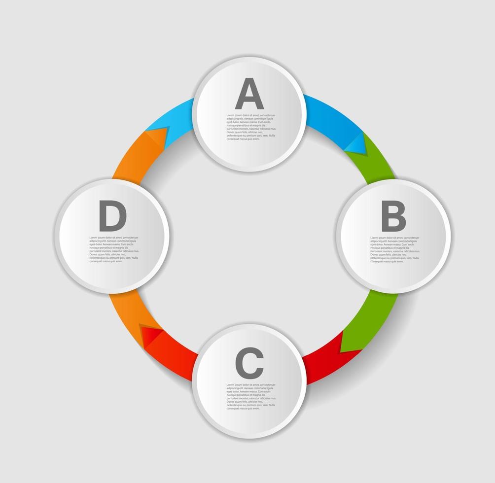 Infografik-Vorlagen für Business-Vektor-Illustration. eps10 vektor