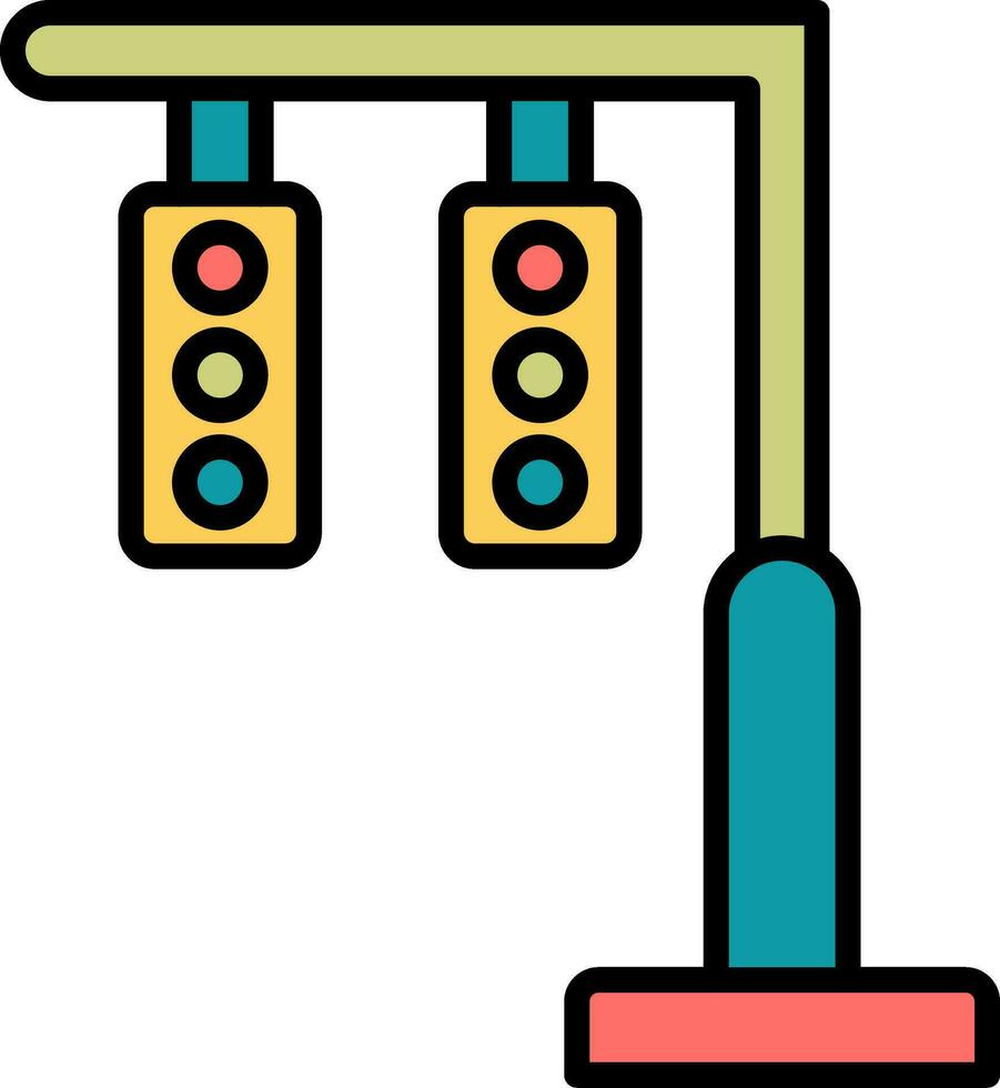 trafik lampor vektor ikon