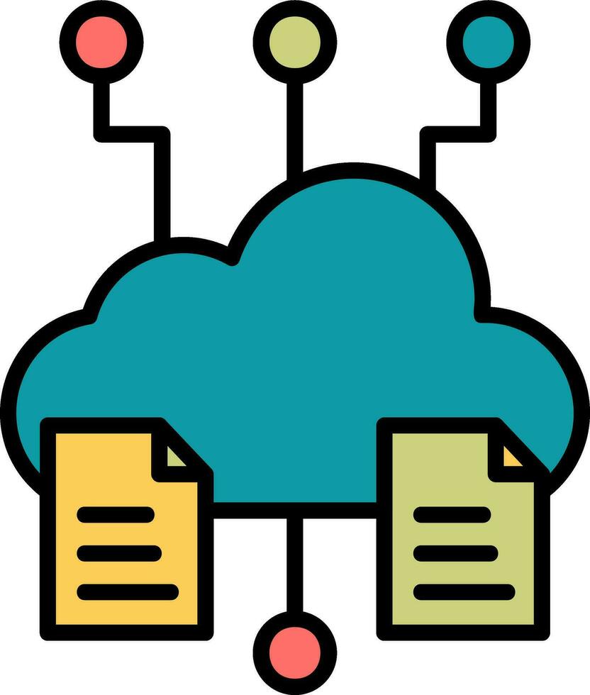 großes Datenvektorsymbol vektor