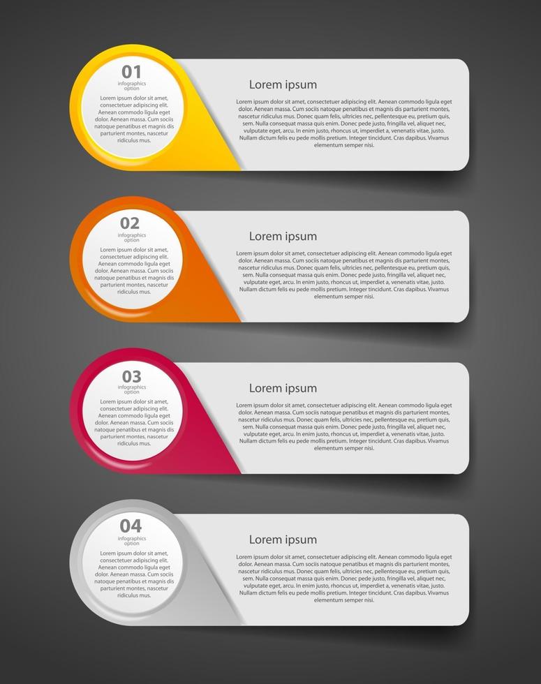 Infografik-Geschäftsschablonen-Vektorillustration vektor