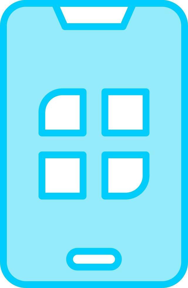 Vektorsymbol für mobile Apps vektor