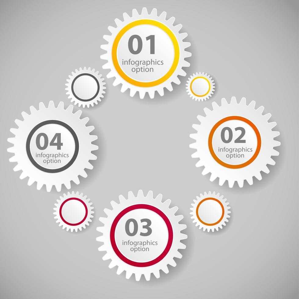 Infografik-Geschäftsschablonen-Vektorillustration vektor