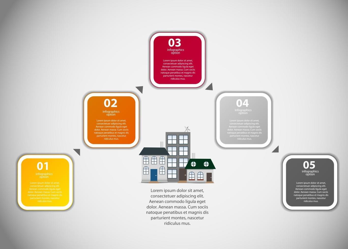 Infografik-Geschäftsschablonen-Vektorillustration vektor