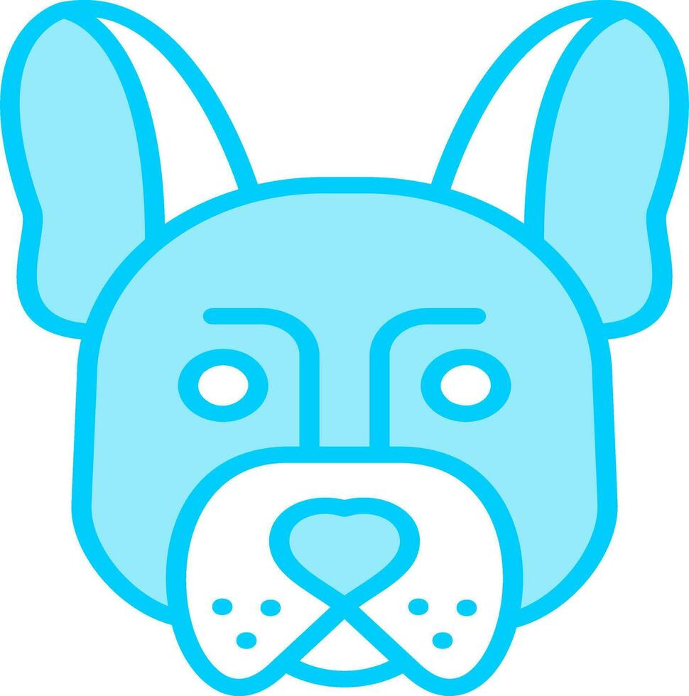 Französisch Bulldogge Vektor Symbol