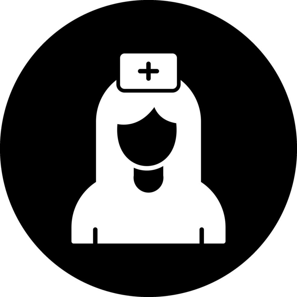 Krankenschwester-Vektor-Symbol vektor