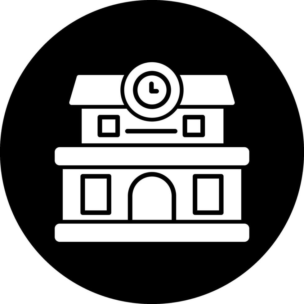 Zug Bahnhof Vektor Symbol