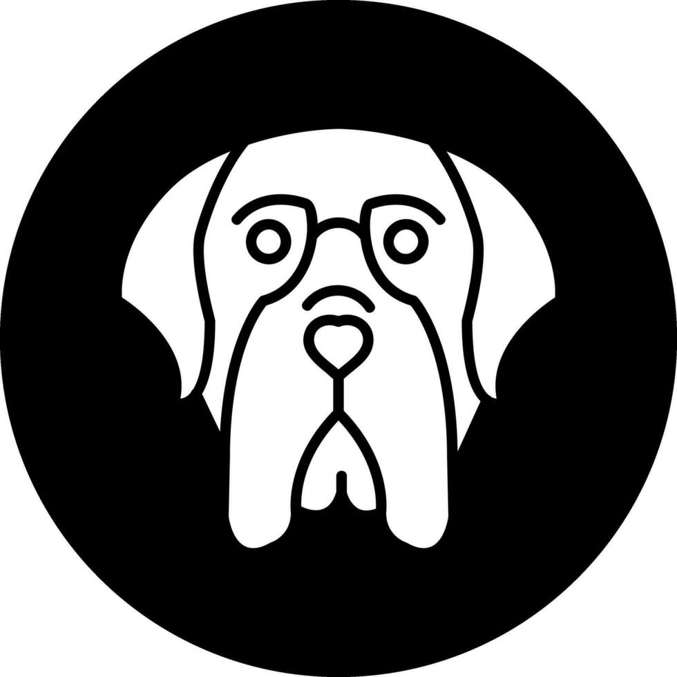 Englisch Dogge Vektor Symbol