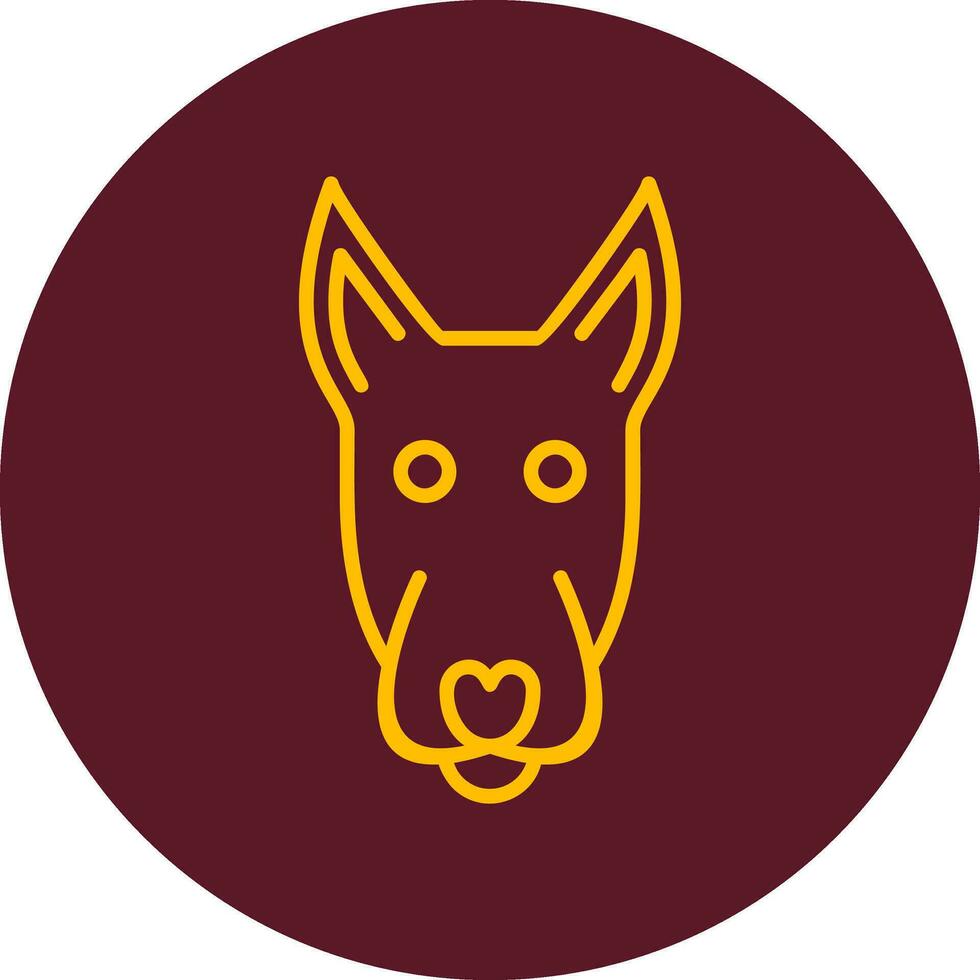 Stier Terrier Vektor Symbol