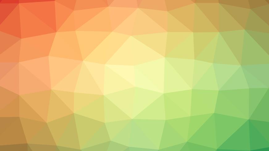 Färgrik polygonal anslutning design med låg poly vektor illustration