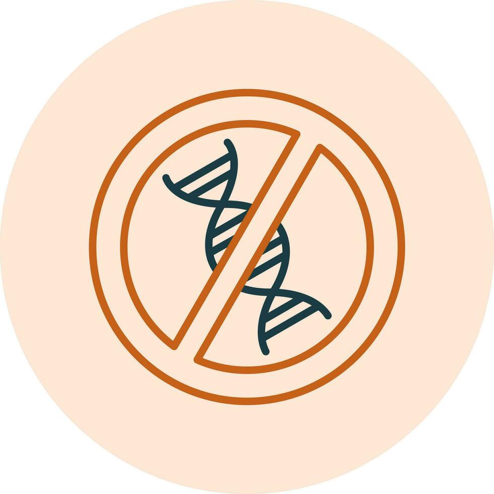 nicht gmo Vektor Symbol