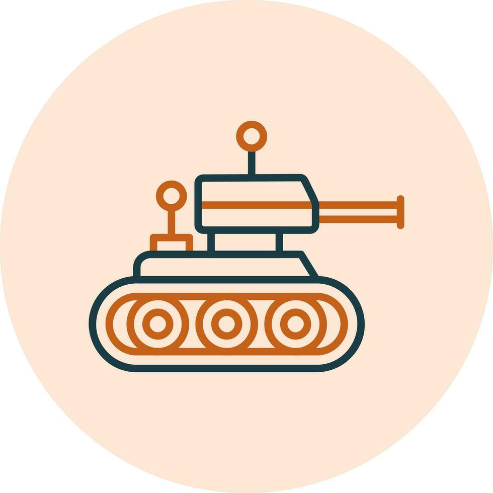 Tank-Vektor-Symbol vektor