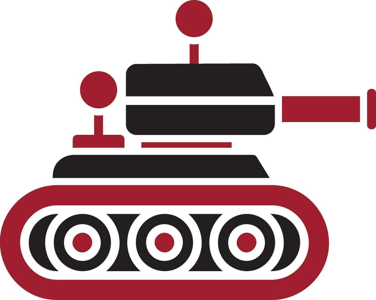 Tank-Vektor-Symbol vektor