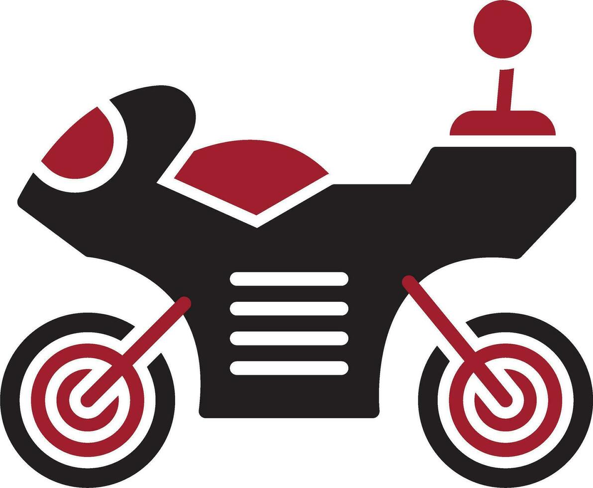 Motorrad-Vektor-Symbol vektor