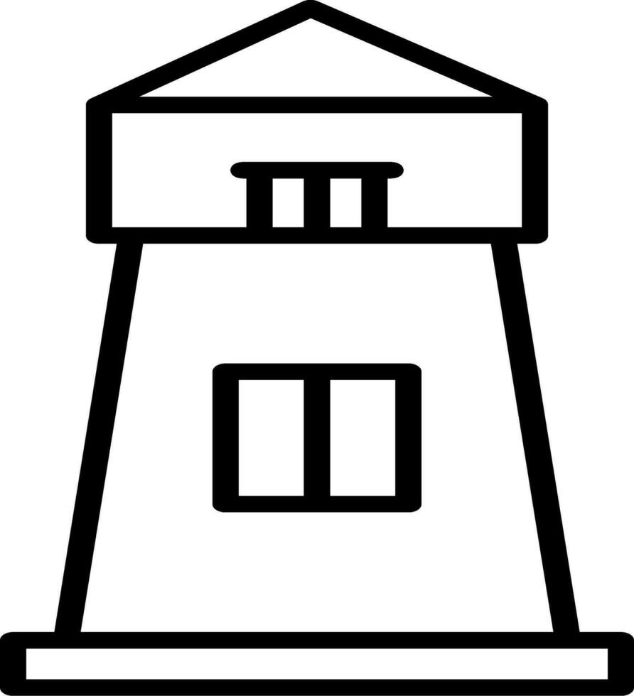 Leuchtturm-Vektor-Symbol vektor