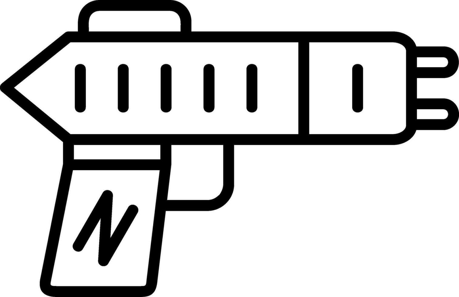 betäuben Gewehr Vektor Symbol