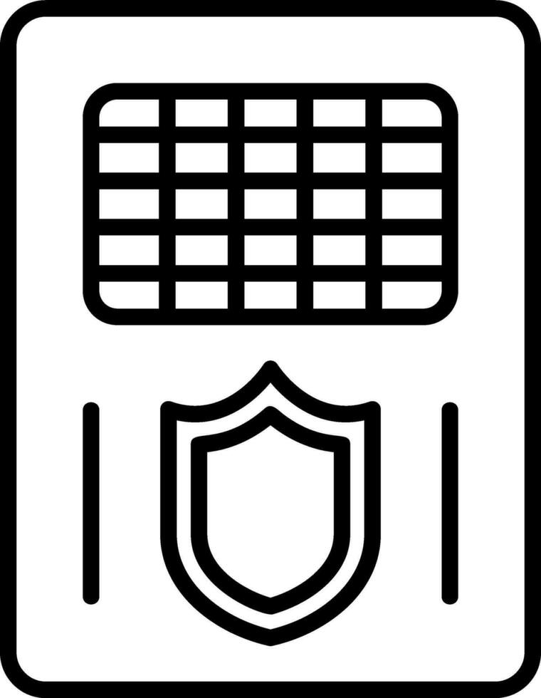 Polizei-Schild-Vektor-Symbol vektor